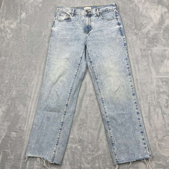 PAC SUN Denim - Pacsun Jeans Women's Size 28 Blue Acid Wash Distressed Denim Wide Leg